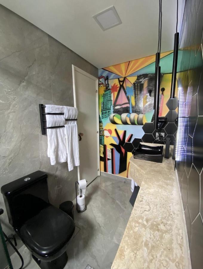 Studio Moderno - Jardins: Cama Queen, Ar E Garagem São Paulo Exterior photo